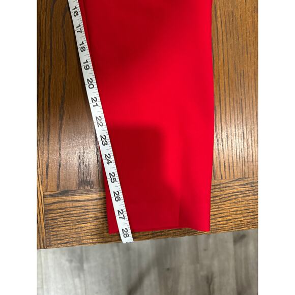 New York & Company 7Th Avenue Design Studio Red Pants Women's Size 8 - Picture 7 of 8